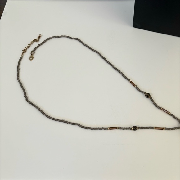 Chico’s Vintage super long real stone with asset necklace - Picture 10 of 12